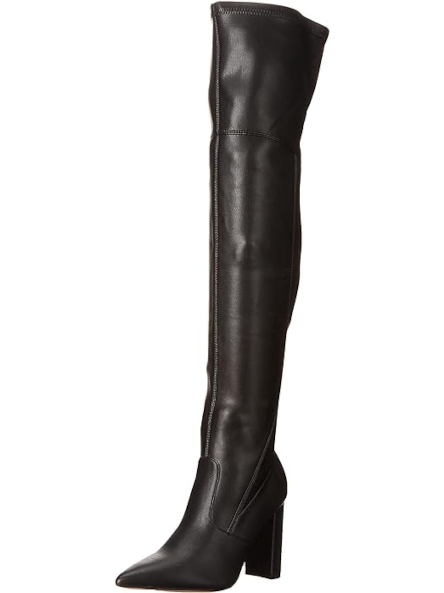 Womens Marc Fisher Thora Pointed Toe Knee High Boots Black Multi
