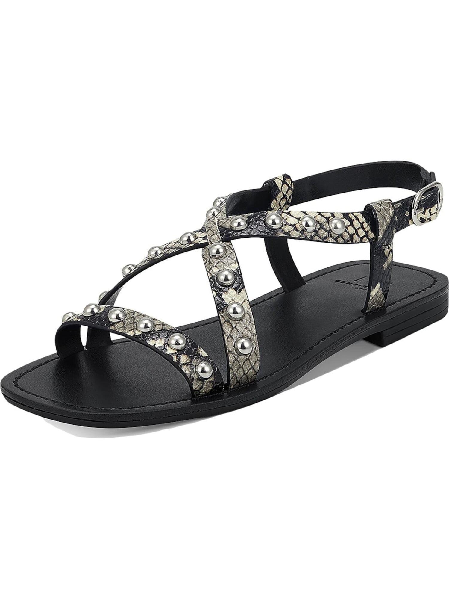 Ladies Sandals Marc Fisher Black Studded Sandals MARC FISHER