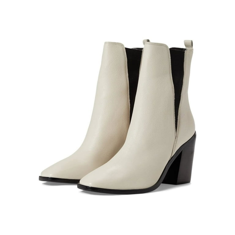 Marc Fisher Ltd Kristie Women s Boots Ivory 8.5 M Leather