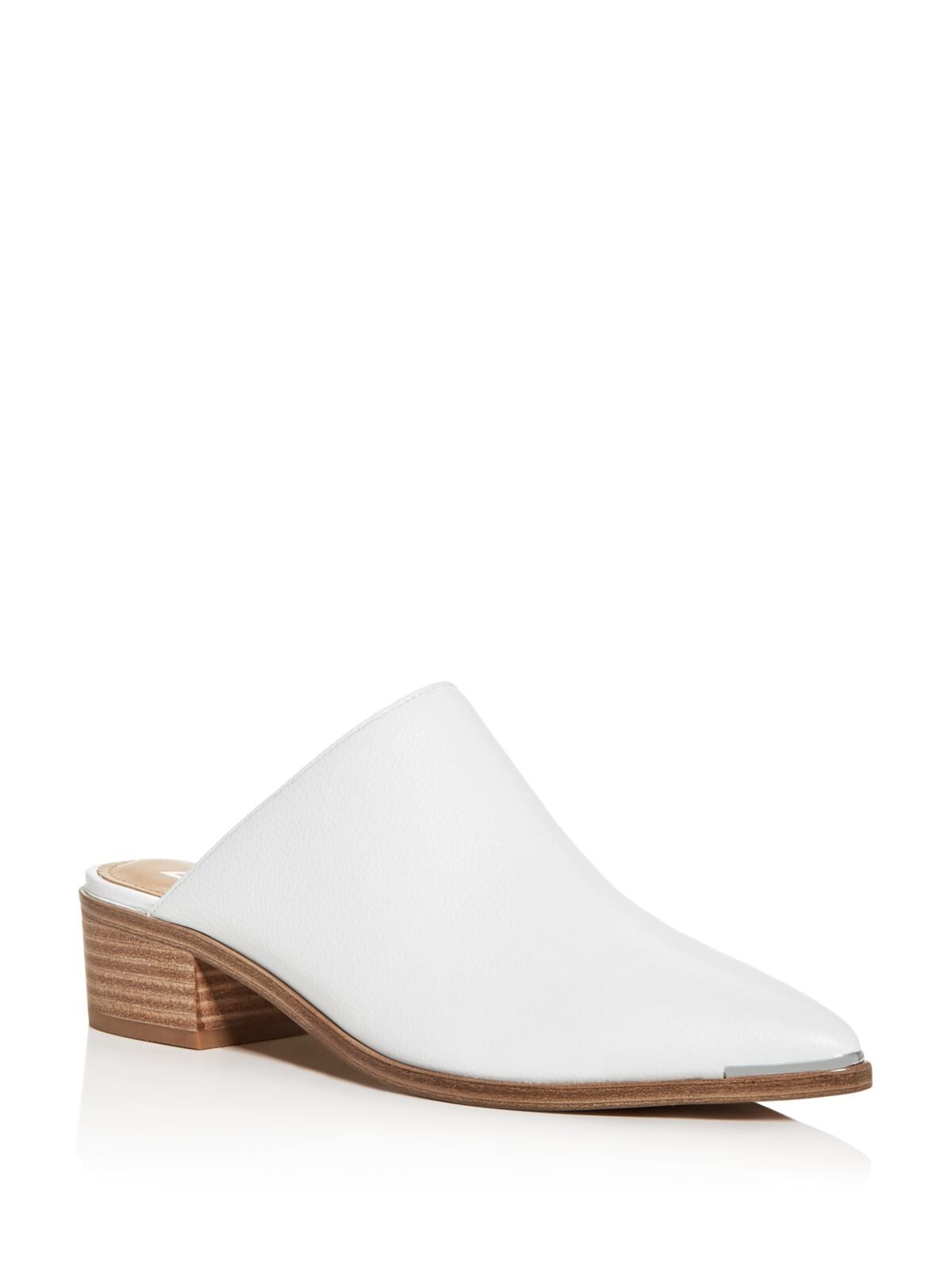 Marc fisher white mules best sale