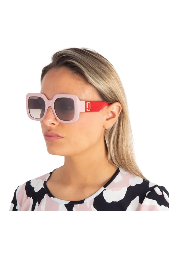 Brown Square Ladies Sunglasses MARC 647/S 0C48/HA 53