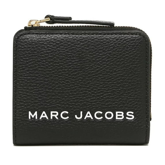 MARC JACOBS The Bold Mini Compact Zip Wallet, Black