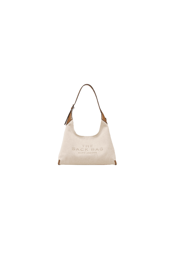 UNISEX Canvas Leather Belted Sack Bag "Beige / Argan Oil" 2S6HSH003H02 257 2S6HSH003H02 257 from Stadium Goods