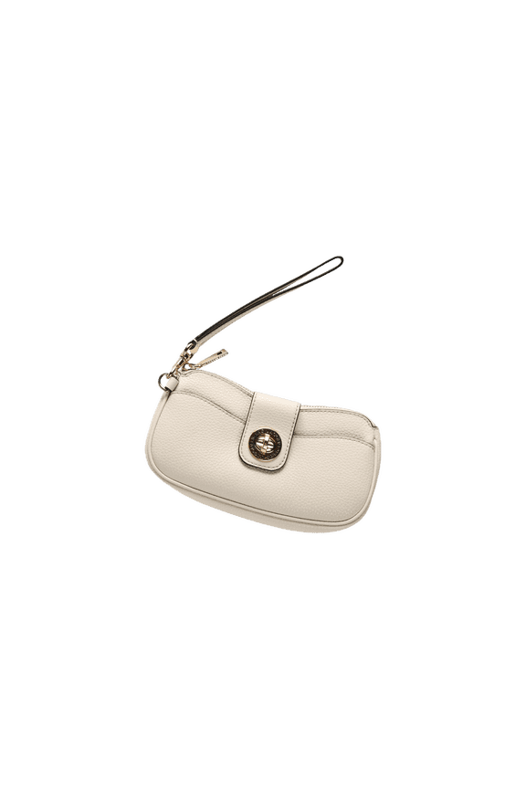 UNISEX Signet Turnlock Slg Wristlet Bag "MARSHMALLO" 4R4SCP011S01-102 4R4SCP011S01-102 from Stadium Goods