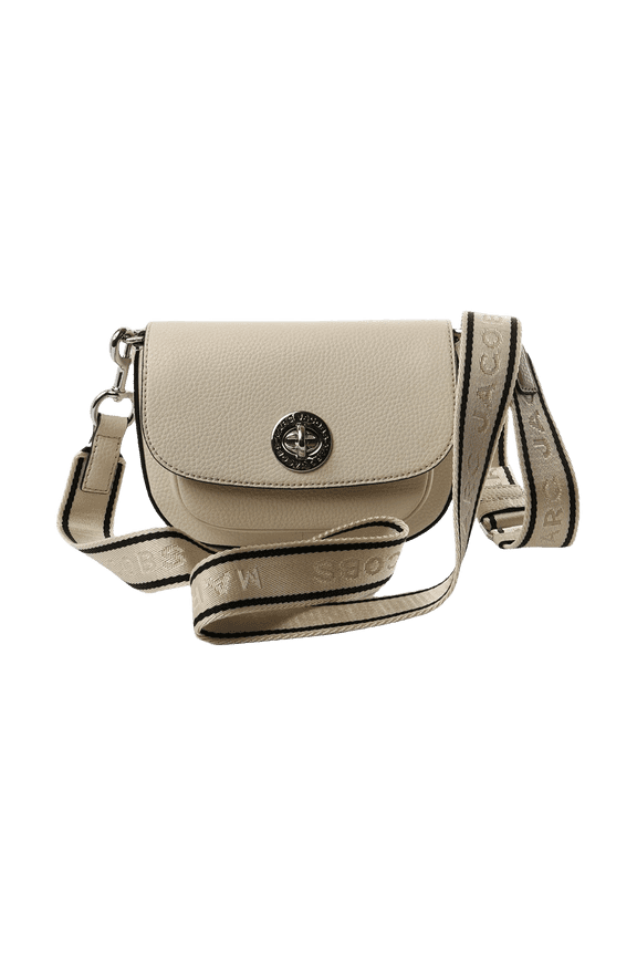 UNISEX Signet Turnlock Small Saddle Bag "MARSHMALLO" 4R3HMS002H02-102 4R3HMS002H02-102 from Stadium Goods