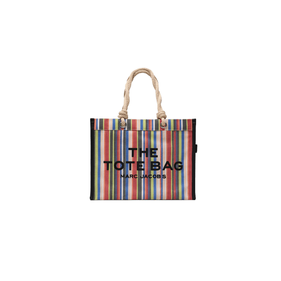 MARC JACOBS UNISEX Stripe Mesh Rope Large Tote Bag "Red Multicolor" 2S6HTT022H02 630 2S6HTT022H02 630 from Stadium Goods