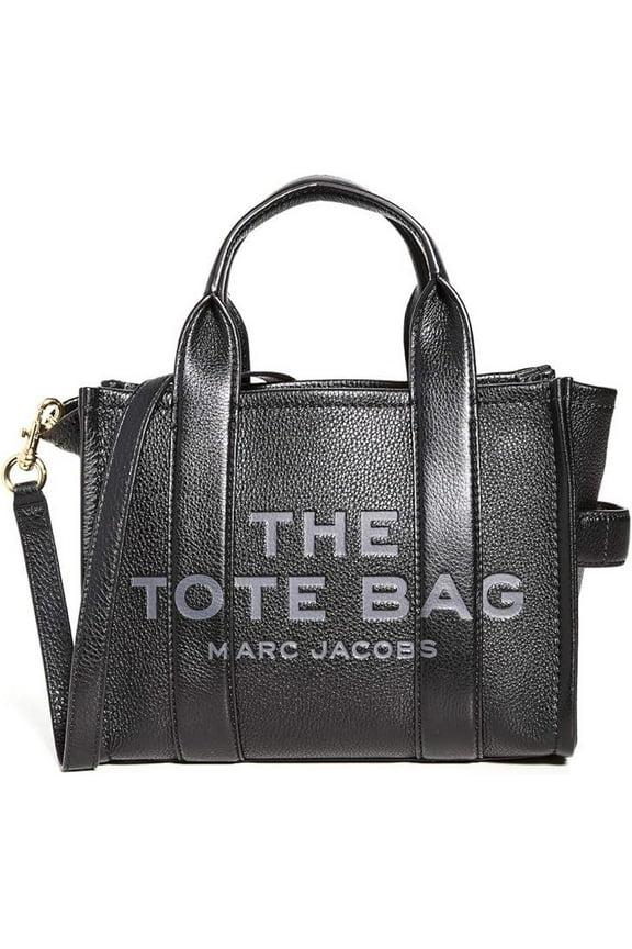 The Leather Small Tote Bag - Black