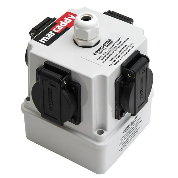 MARCADDY - Suspendable Multi-Socket Outlet, 4x UK 13A Sockets