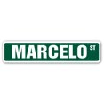 thumbnail image 1 of MARCELO Street Sign Childrens Name Room Sign | Indoor/Outdoor |  30" Wide, 1 of 5