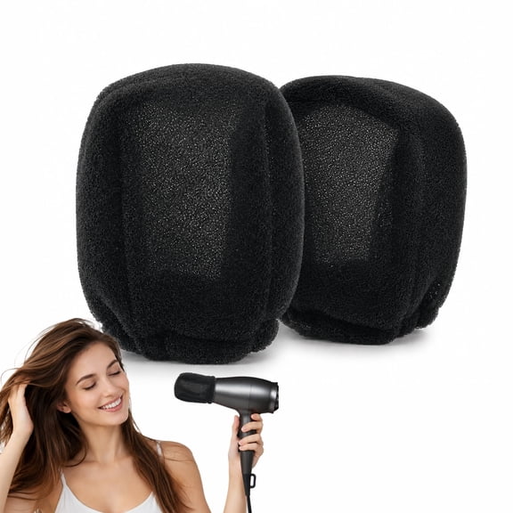 MARCHROSE Hair Dryer Diffuser for Curly Wavy Hair 2 Pack,Travel Diffuser 5.12x3.15in