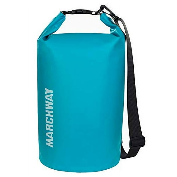 MARCHWAY Floating Waterproof Dry Bag 5L/10L/20L/30L/40L, Roll Top Sack Keeps Gear Dry for Kayaking, Rafting, Boating, Swimming, Camping, Hiking, Beach, Fishing (Teal, 30L)