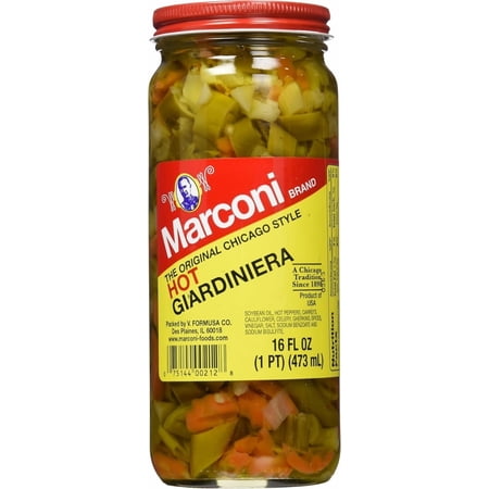 MARCONI GIARDINIERA HOT 16 OZ - Pack of 12