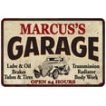 thumbnail image 1 of MARCUS'S Garage Man Cave Metal Sign Decor 8x12 208120014149, 1 of 1