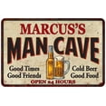 thumbnail image 1 of MARCUS'S Man Cave Metal Sign Wall Decor Gift 8x12 108120011149, 1 of 1