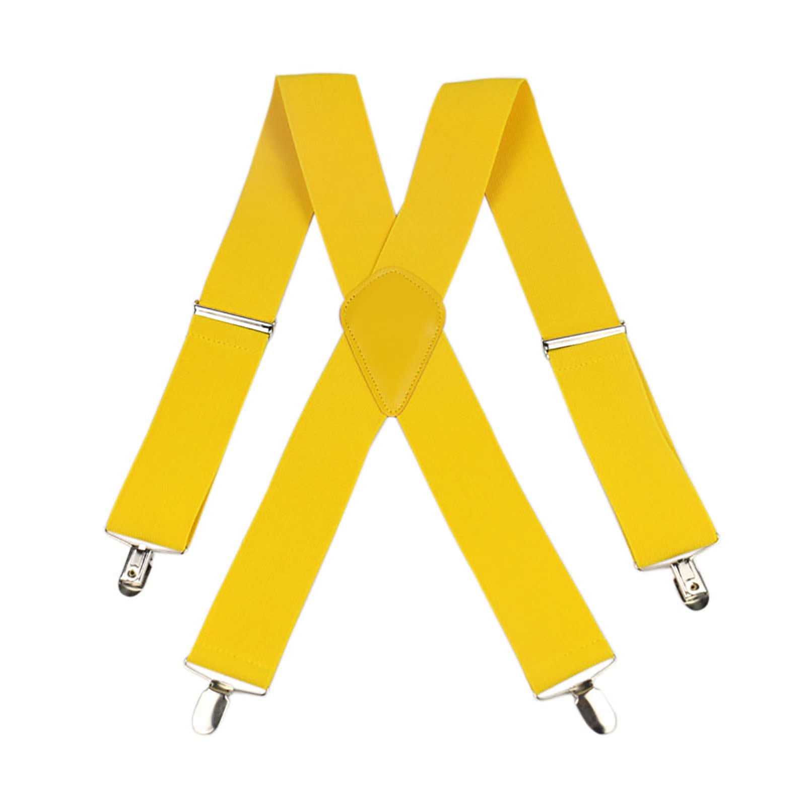 MARCUVMK Men's Adjustable Suspenders with Elastic Straps Y Back Hiking