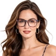 thumbnail image 1 of MARE AZZURO Women Blue Light Blocking Reading Glasses Computer Readers UV400 Anti Eye Strain, Black Floral 1.0, 1 of 8