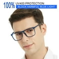 thumbnail image 1 of MARE AZZURO Blue Light Reading Glasses 2.0 Men Light Computer Readers 0 1.0 1.25 1.5 1.75 2.0 2.25 2.5 2.75 3.0 3.5 4.0 5.0 6.0 (Matt blue, 2.00) Composite Lens, 1 of 7