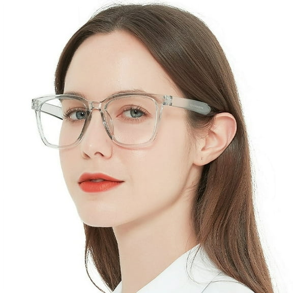 MARE AZZURO Oversize Square Reading Glasses for Women Oversized Trendy Large Readers 1.00 1.50 2.00 2.50 3.00 3.50 (Light Grey,2.5)