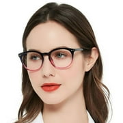 MARE AZZURO Reading Glasses 3.5 Women Trendy Round Readers 100 125 150 175 200 225 250 275 300 350 400 500 600 Purple, 3.50 with Spring Hinge, Composite Lens