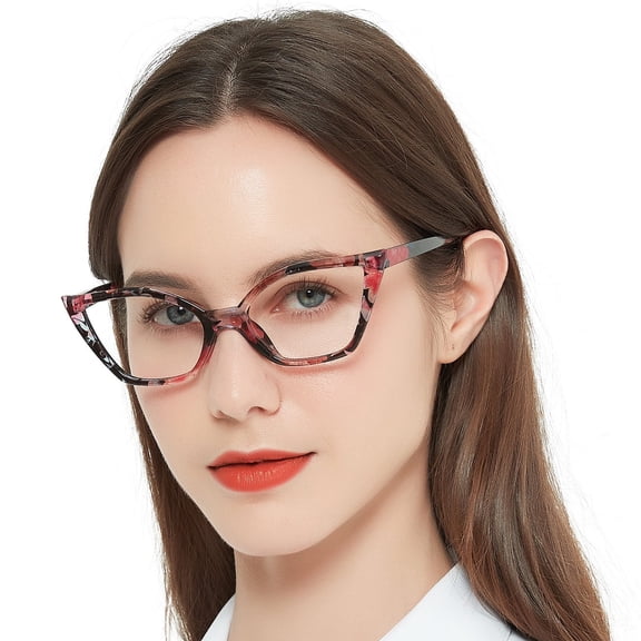 MARE AZZURO Reading Glasses 3.50 Women Retro Cat Eye Readers 1.0 1.25 1.5 1.75 2.0 2.25 2.5 2.75 3.0 3.5 4.0 5.0 6.0 (Black Floral, 350),Composite Lens