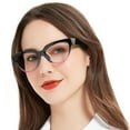 thumbnail image 1 of MARE AZZURO Unique Reading Glasses Women Retro Cateye Readers 1.0 1.5 2.0 2.5 3.0 3.5 4.0 5.0 6.0 (Purple, 3.00)Polycarbonate lens, 1 of 6