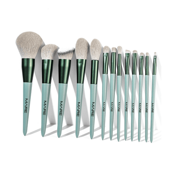 MARE Brushes Professional 13 pc Makeup Brush Set Premium Synthetic Hair Fibers