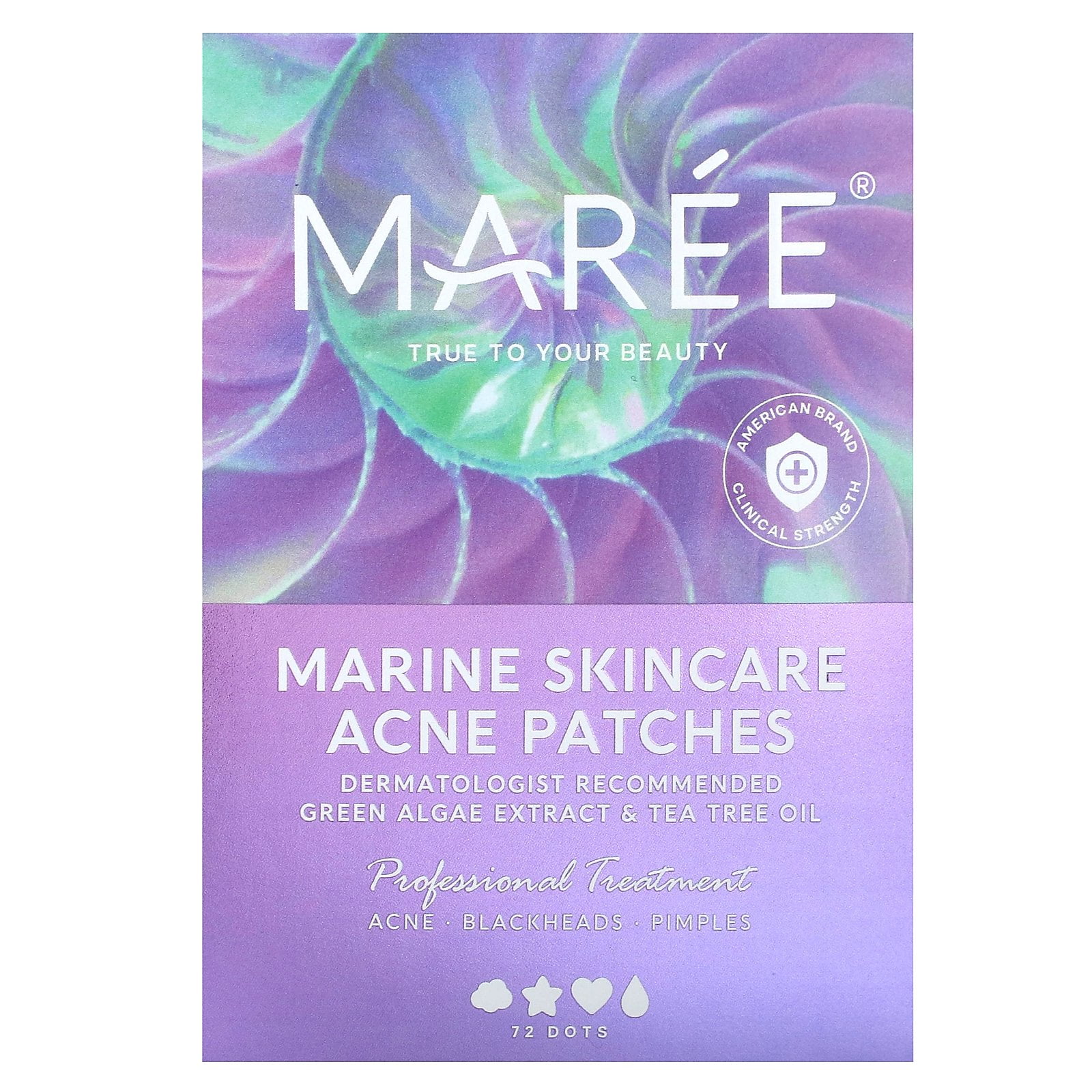MAREE Acne Patches Pimple Patches for Face and Skin with Green Algae