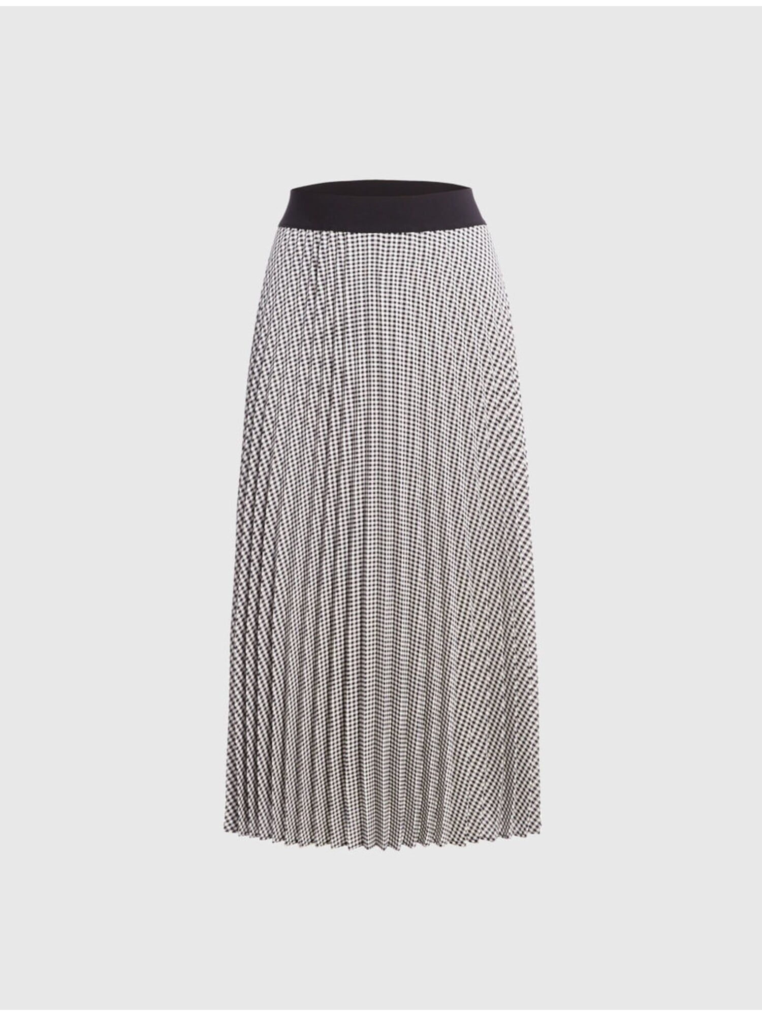 90s Knife Pleated Skirt Vintage High Waist Straight Knee Length Minimalist  Shiny XS - Etsy