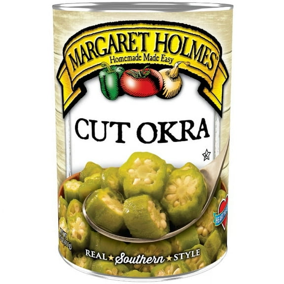 MARGARET HOLMES OKRA CUT 14.5 OZ - Pack of 12