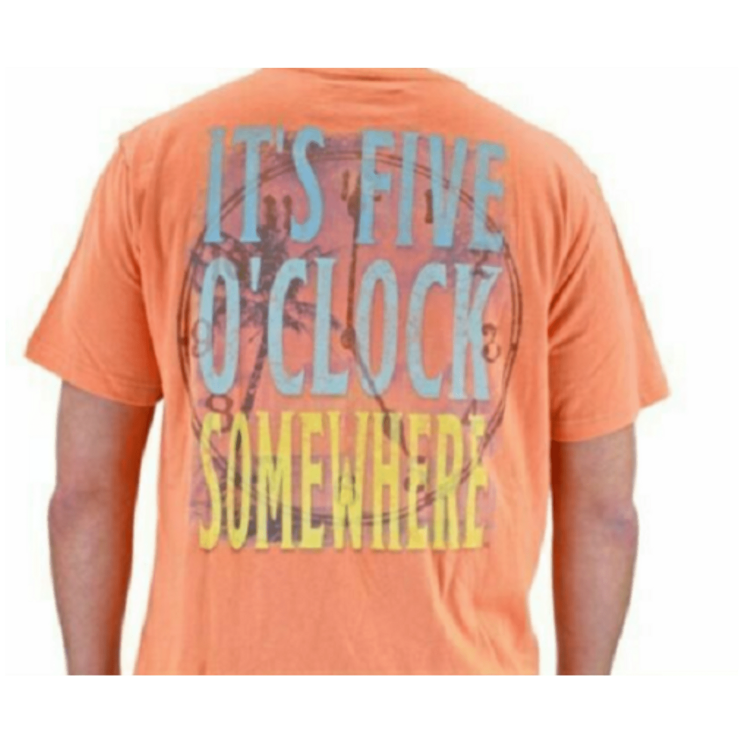 Margaritaville Men's It's 5 o' Clock Somewhere Short Sleeve Pocket