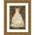 thumbnail image 1 of MARIA 17x24 Gold Ornate Wood Framed with Double Matting Museum Art Print Titled - Pretty n Chique II, 1 of 4