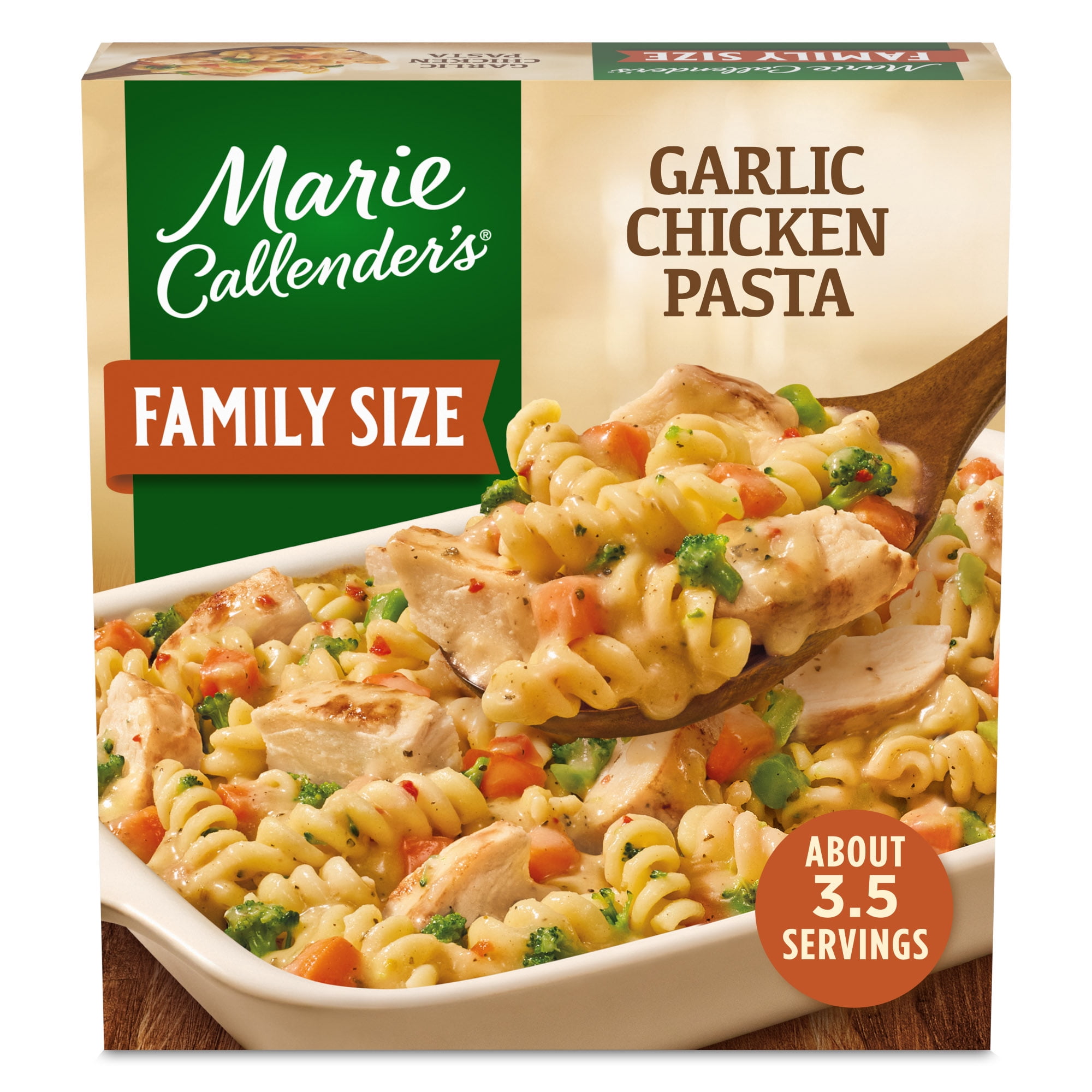 Marie Callender's Garlic Chicken Pasta, Family Size, Frozen Meal, 36 oz.