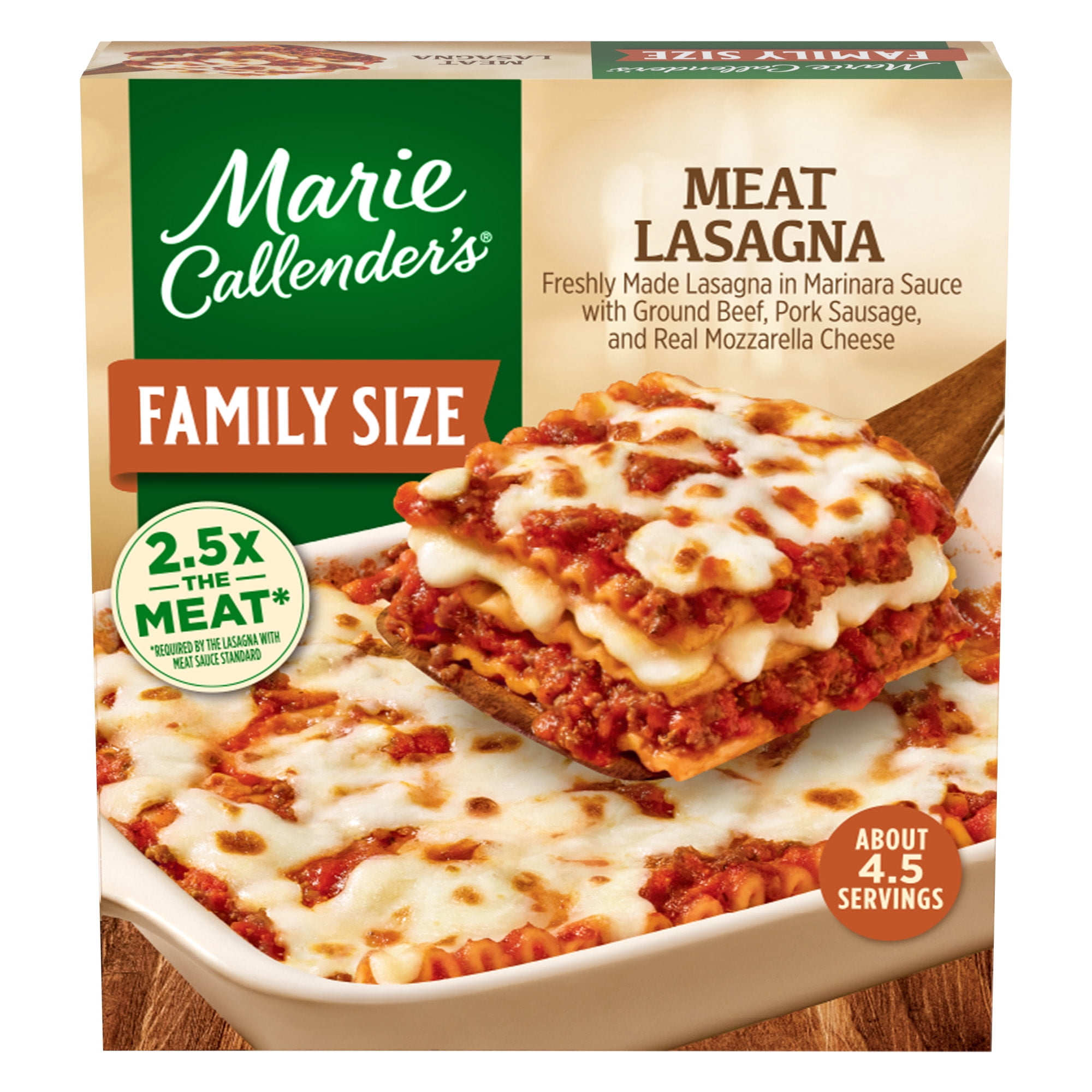 Marie Callender's Meat Lasagna, Family Size, Frozen Meal, 40 oz.