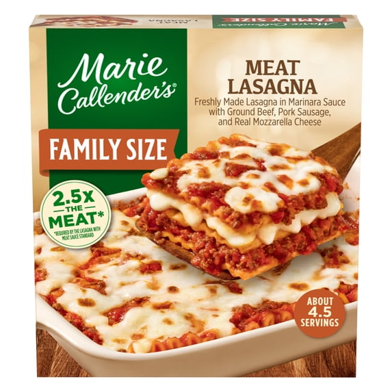 Marie Callender's Meat Lasagna, Family Size, Frozen Meal, 40 oz.