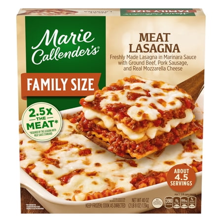MARIE CALLENDERS Lasagna Family Serve Entree, 40 OZ