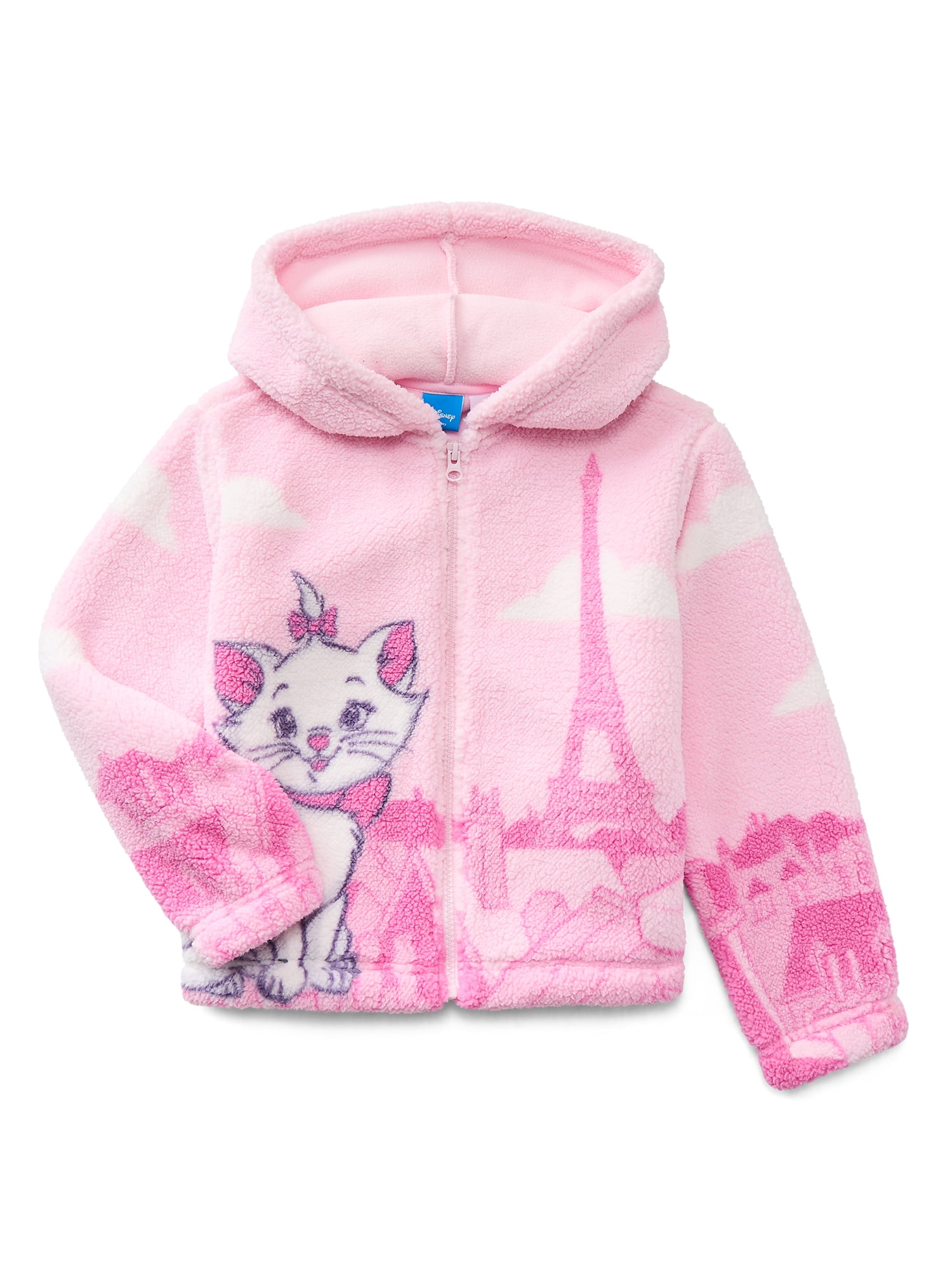 Marie Landscape Girl's Plush Sherpa Jacket, Sizes 4-12