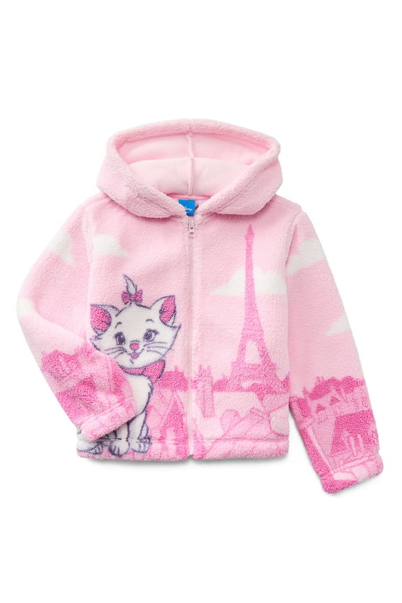 Marie Landscape Girl's Plush Sherpa Jacket, Sizes 4-12