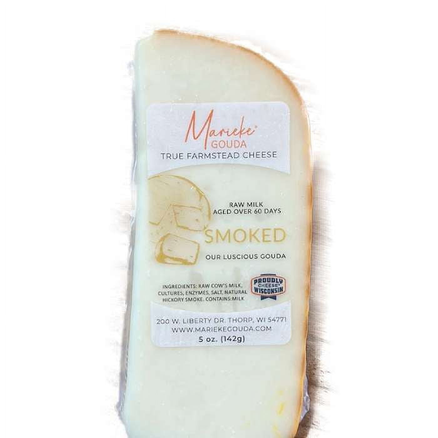 MARIEKE GOUDA GOUDA CHEESE SMOKED 5 OZ Pack of 12