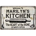 thumbnail image 1 of MARILYN'S Kitchen Farmhouse Sign 16 x 24 Matte Finish Metal 116240033083, 1 of 1