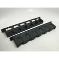 thumbnail image 1 of MARINE BOAT BLACK PLASTIC ROD STORAGE RACKS W/ FOAM VERTICAL 6 ROD SCRATCH-FREE, 1 of 1