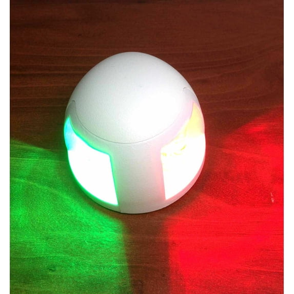 MARINE BOAT RED AND GREEN BOW LED NAVIGATION LIGHT WATERPROOF 12M BOAT MX