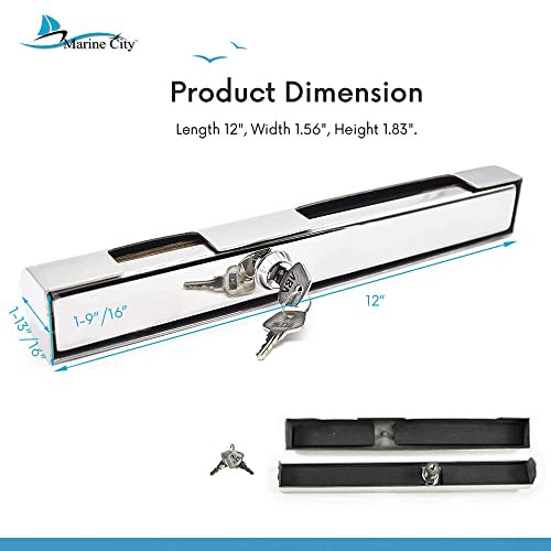 MARINE CITY 304 Grade Stainless Steel Fine Polished Strong and Sturdy