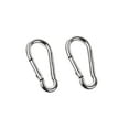 thumbnail image 1 of Marine City Carabiner Clip Snap Hook, 316 Stainless Steel, 2-Inch, for Climbing, Fishing, Hiking, 2-Pack, 1 of 8