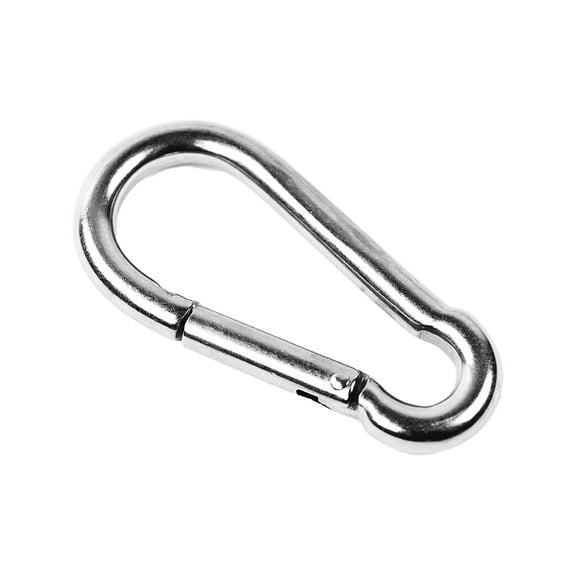 MARINE CITY Carabiner Clip Snap Hook with Ring  2 Inches, 316 Stainless Steel, Rustproof & Heavy Duty, Ideal for Climbing, Fishing, Hiking, Boating, Sailing, Camping Pack of 1