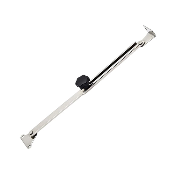 Marine City 316 Stainless Steel Hatch Lid Stay Support and Adjuster, Mirror-Polished Finish, Adjustable Design, 33 lb Load Capacity, Corrosion Resistant, Large, for Boats and Yachts, Pack of 1