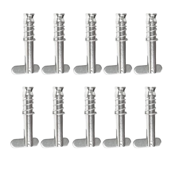 Marine City 316 Stainless Steel Quick Release Pin for Bimini Top, Corrosion-Resistant, Durable, for Boats, Yachts & Marine Applications, Pack of 10