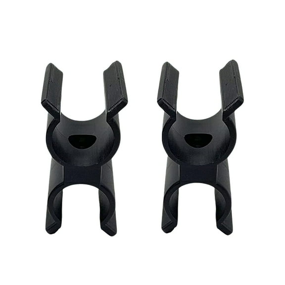 MARINE CITY Black Nylon Bimini Pole Ladder Clip Bimini Top Pole Clips 7/8-1 Inch for Marines Boats Yachts Ships Kayaks Pack of 2
