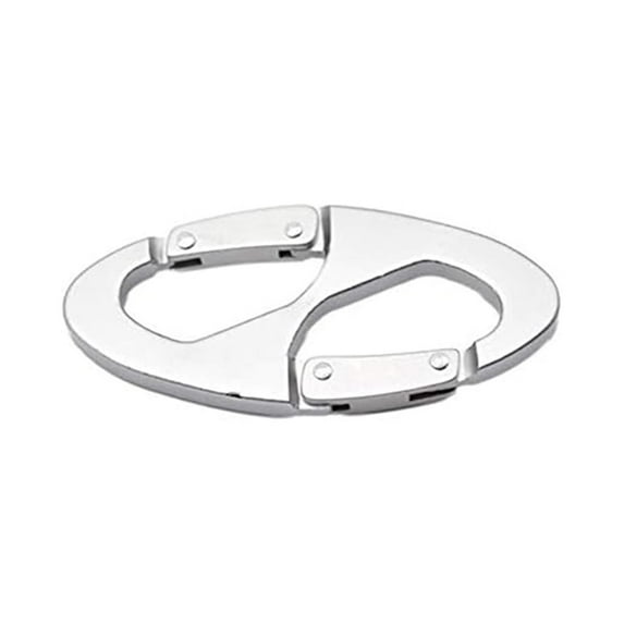 MARINE CITY 8-Shape Carabiner Buckle Snap Clip Hook, Aluminum Alloy, Max Load 15kg, for Hanging Bags, Connecting Tents, Ropes, Kettles Pack of 1
