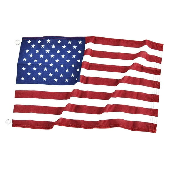 MARINE CITY American Flag for Boats  15 x 25 Inches Embroidered Stars and Double Stitched Sewn Stripes Polyester, Wind-Resistant Marine Flag for High-Speed Watercraft for Marines Boats