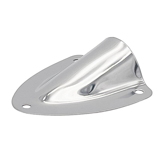 MARINE CITY Midget Clamshell Vent Wire Cable Cover, Stainless Steel with Strong Fine Polished Smooth Finish, Ideal for Marine, Yachts, Surfing, Water Sports, RV Accessories - 1 Pcs